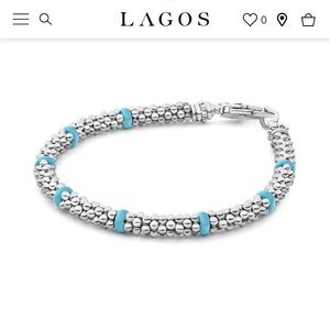 Eight Ceramic Station Beaded Bracelet | 5mm. Size small/medium